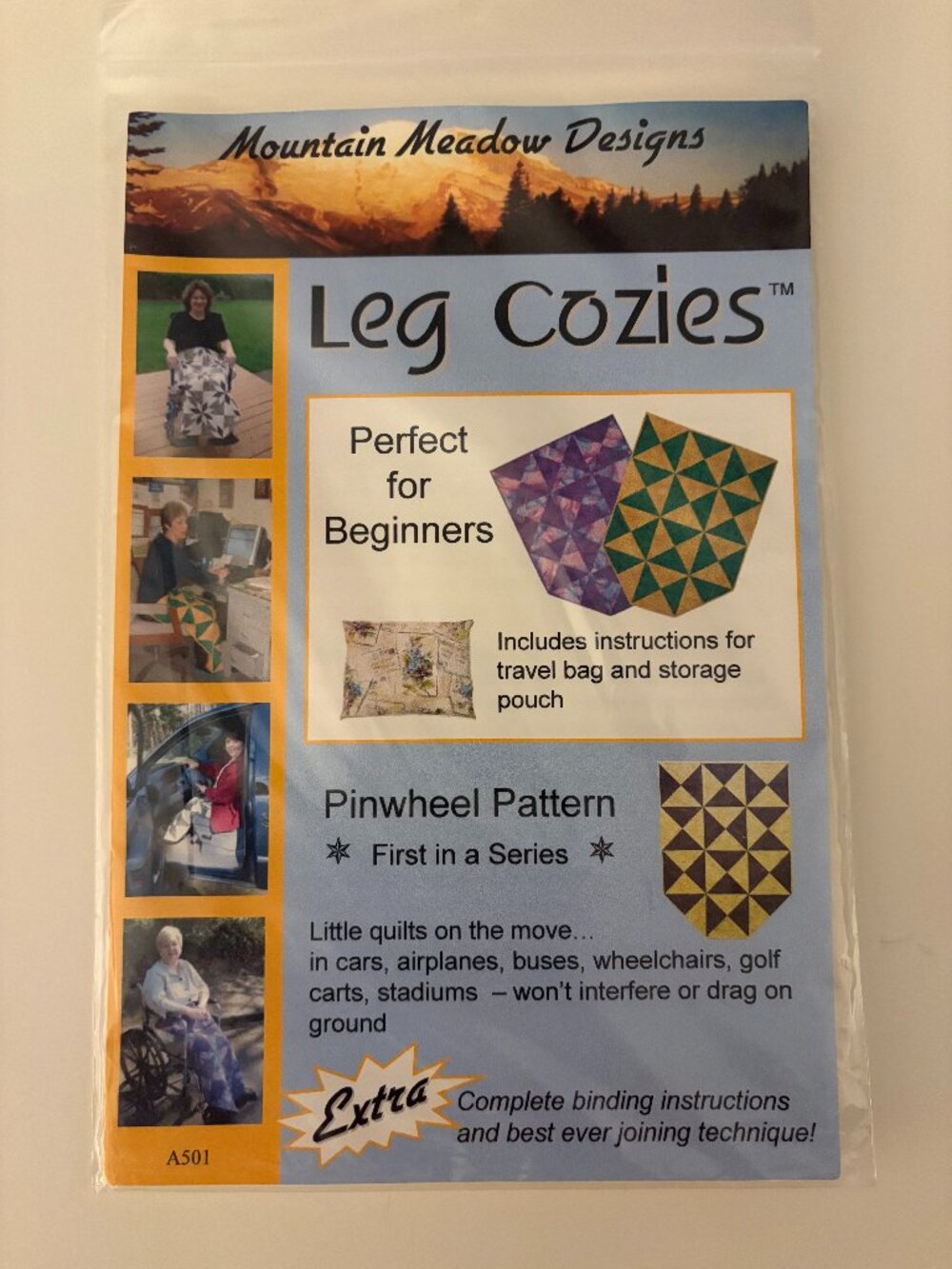 Mountain Meadow Designs Pattern - Leg Cozies (27" x 36") #A501